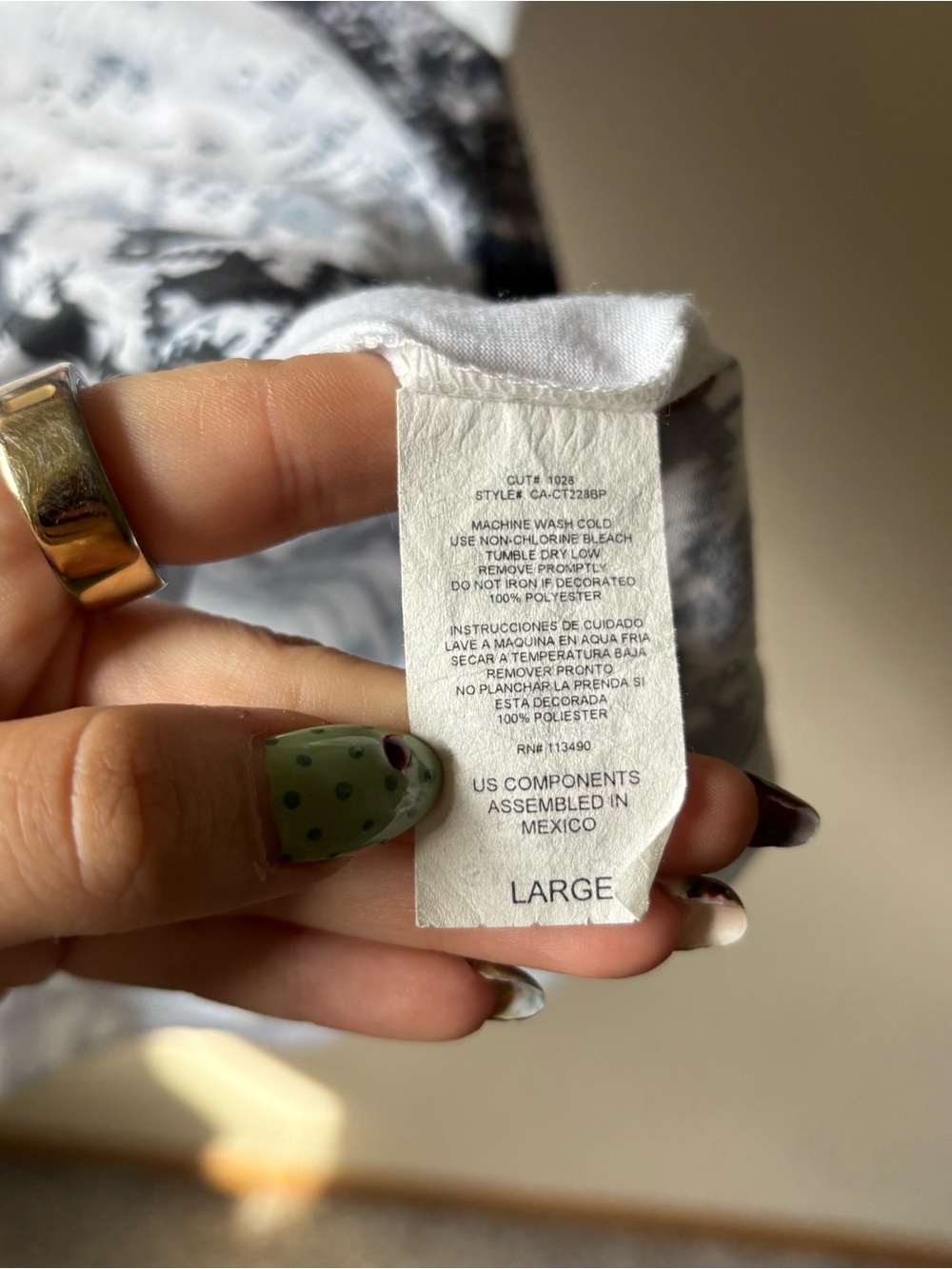 Cache Y2K Paper Tag Graphic Tee - Picture 4 of 8